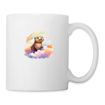 the radiant otter - Mug - white - Right