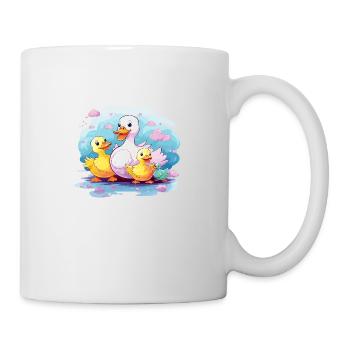 the duck family - Mug - white - Right