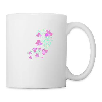 oleander,flower,lotus,vine,floral,flowers - Mug - white - Right