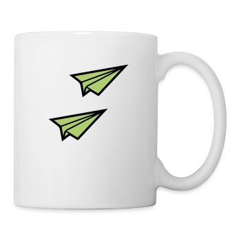 papierflieger 2 - Tasse - Weiß - Rechts