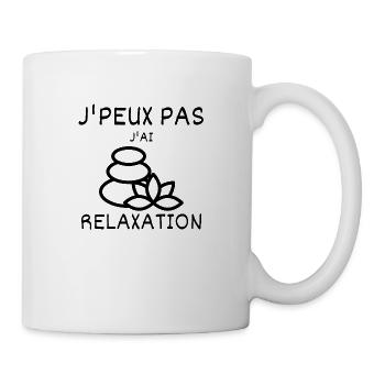 J' Peux Pas j'ai relaxation - Mug blanc - blanc - Droite
