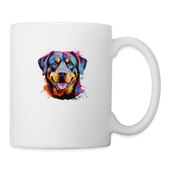 cute Rottweiler - Mug - white - Right