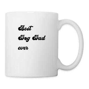 meilleur papa chien de tous les temps - Mug blanc - blanc - Droite
