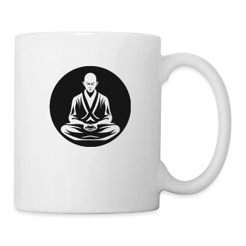 Le maître méditant - Mug blanc - blanc - Droite