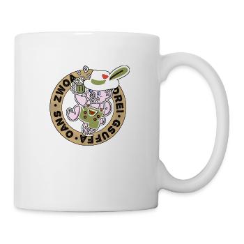 Bayerisch gewandt - Bayern - Tasse - Weiß - Rechts