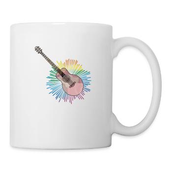 Gitarre - Tasse - Weiß - Rechts