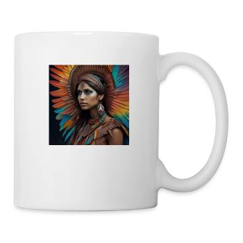 Feather in Colors 2 - Mug - white - Right
