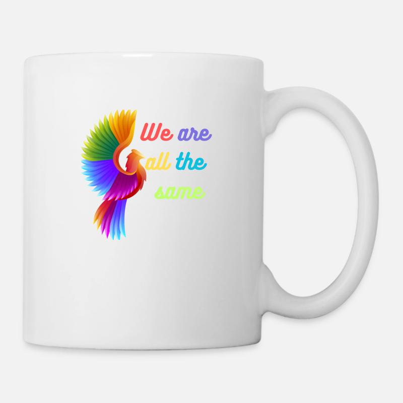 Nous sommes tous pareils - Mug blanc - blanc