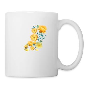 Roses, Flowers, Flower, Floral, Flower - Mug - white - Right