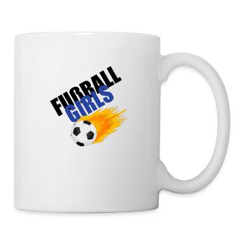 V.f.B Grötzingen - Fußballgirls (neutral) - Tasse - Weiß - Rechts