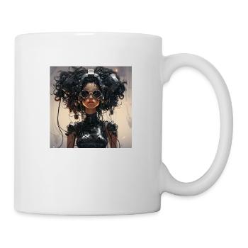 Cyber Punk - Tasse - Weiß - Rechts