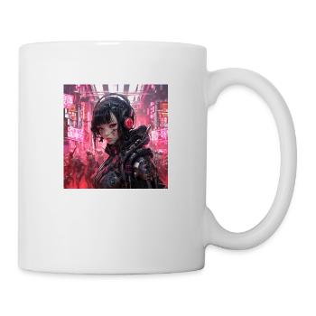 Cyber Punk - Tasse - Weiß - Rechts