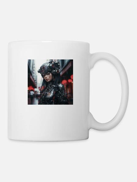Japan Cyber Punk - Tasse - Weiß