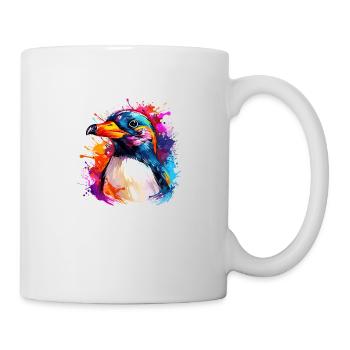 colorful penguin - Mug - white - Right