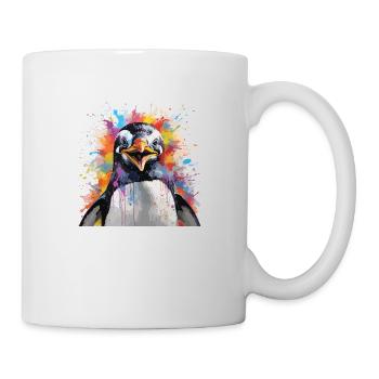 the colorful penguin - Mug - white - Right