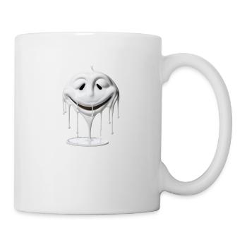 Le visage blanc - Mug blanc - blanc - Droite