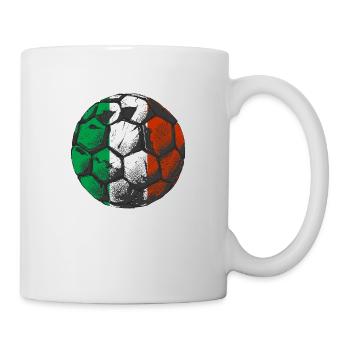 Drapeau de l’Italie Drapeau italien Vintage Look vieilli - Mug blanc - blanc - Droite