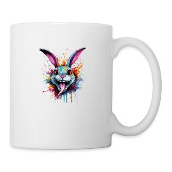colorful & crazy bunny - Mug - white - Right