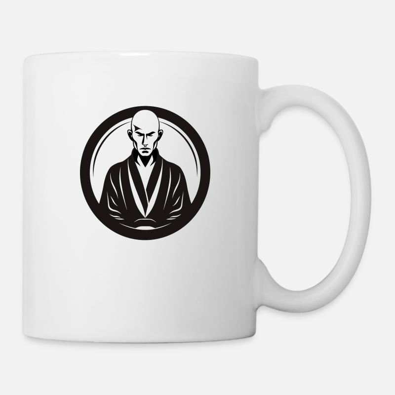 der strenge Mönch - Tasse - Weiß