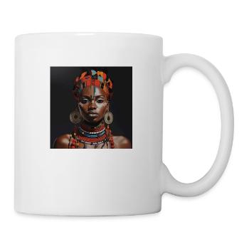 African Beauty - Mug - white - Right