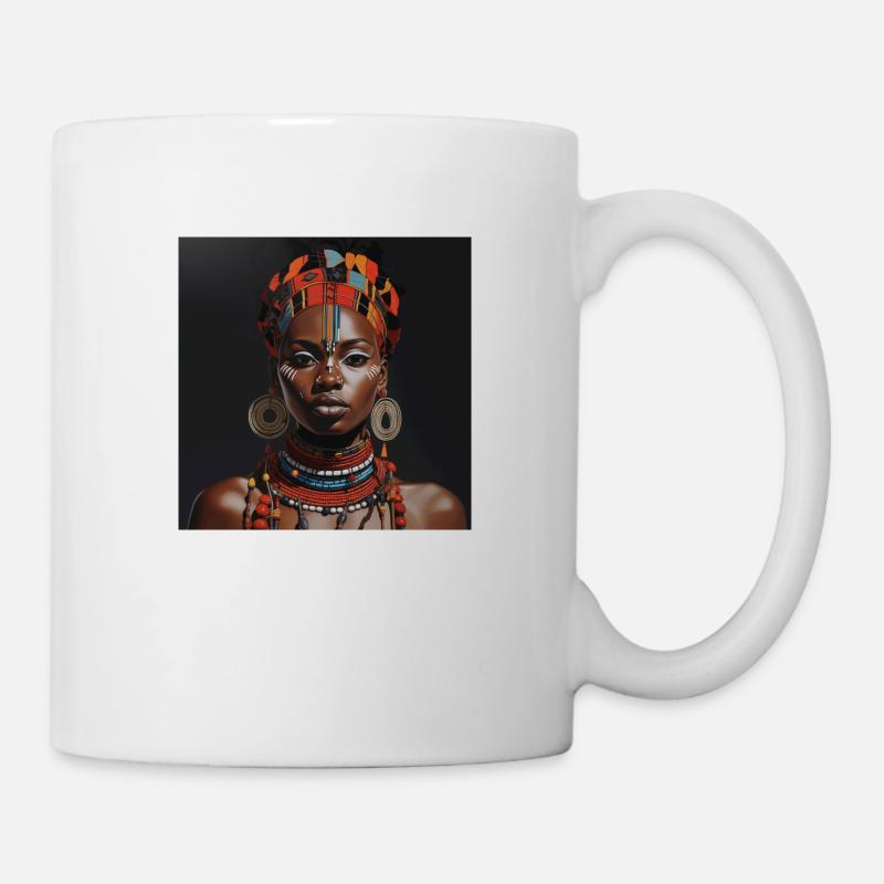 African Beauty - Mug - white