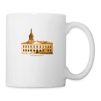 Haldensleben Rathaus Börde Sachsen-Anhalt - Tasse - Weiß - Rechts