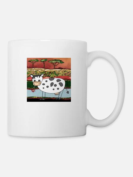 Vache - Mug blanc - blanc