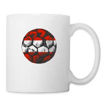 Austria Flag Austria Austrian Flag AT - Mug - white - Right