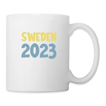 Suède 2023 - Mug blanc - blanc - Droite