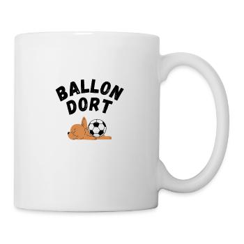 Ballon Dort-humour - Mug blanc - blanc - Droite