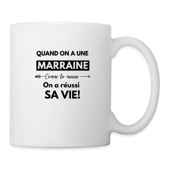 quand on a une filleule comme la mienne - Mug blanc - blanc - Droite