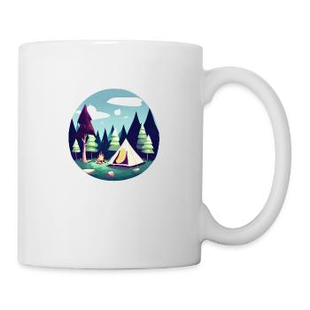 Camping Camping-car Cadeau Camping Caravan Camp - Mug blanc - blanc - Droite