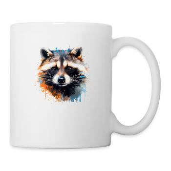The Clever Raccoon - Mug - white - Right