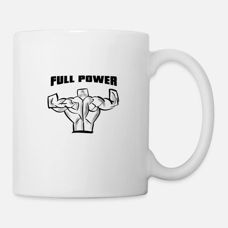 muscu - Mug blanc - blanc