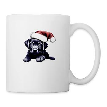Propriétaire du Labrador Christmas Labrador Retriever - Mug blanc - blanc - Droite