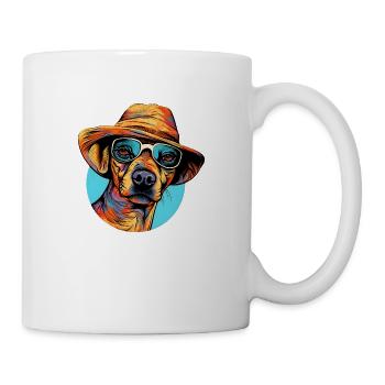 Chillin' Pup in Paradise - Mug - white - Right