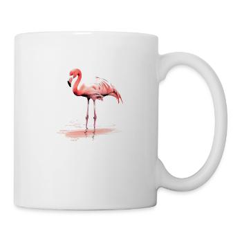 der Flamingo - Tasse - Weiß - Rechts