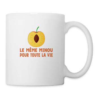 EVG Drôle Le Même Minou pour toute la vie - Mug blanc - blanc - Droite