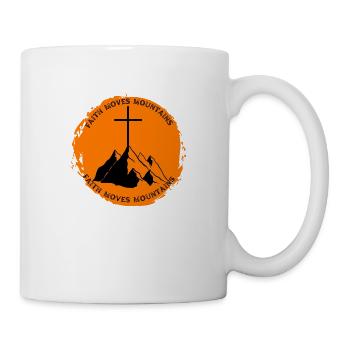 La foi déplace des montagnes - Mug blanc - blanc - Droite