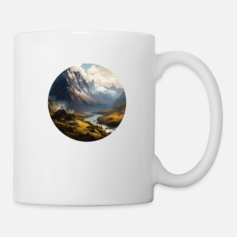 La magie des Alpes - Mug blanc - blanc