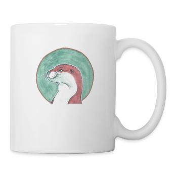 230830 Loutre 4 - Mug blanc - blanc - Droite