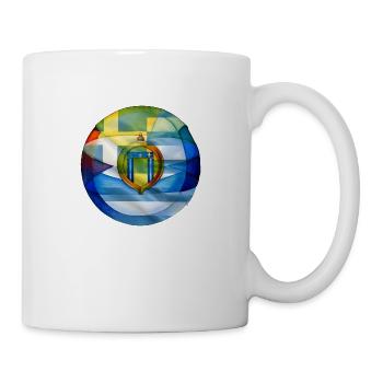 Greek Flag Ornament Handcrafted - Mug - white - Right