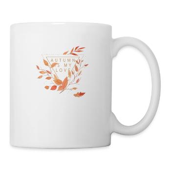 autumn is my love - Mug - white - Right