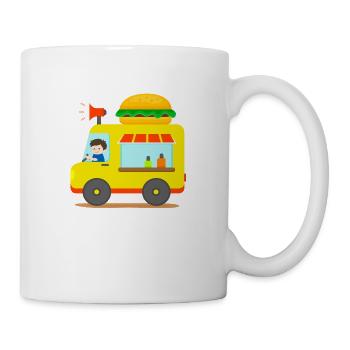Imbisswagen Burger Food Truck - Mug - white - Right