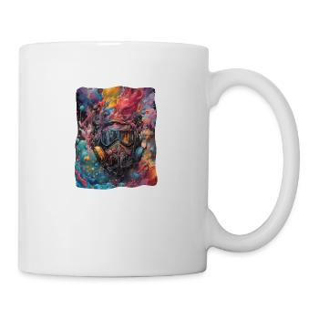 Gas mask - Mug - white - Right