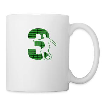 Sport de football Terrain de soccer Terrain de soccer n°3 - Mug blanc - blanc - Droite