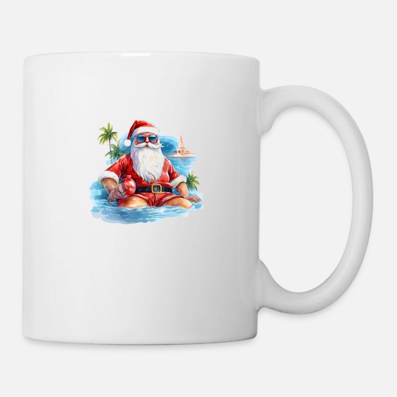 Santa Claus Weihnachtsmann - Tasse - Weiß