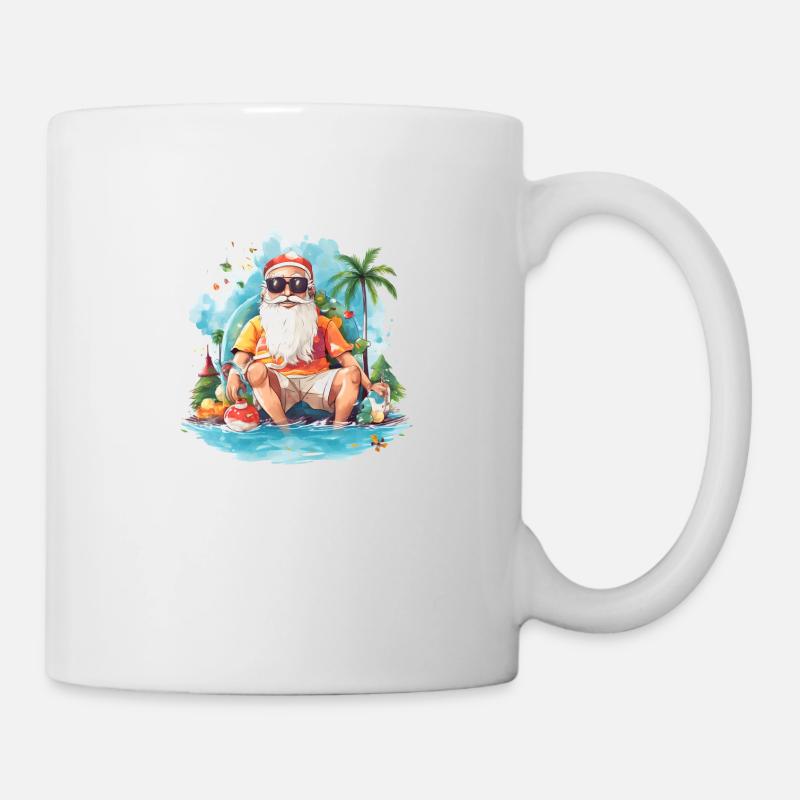 Santa Claus Weihnachtsmann - Tasse - Weiß