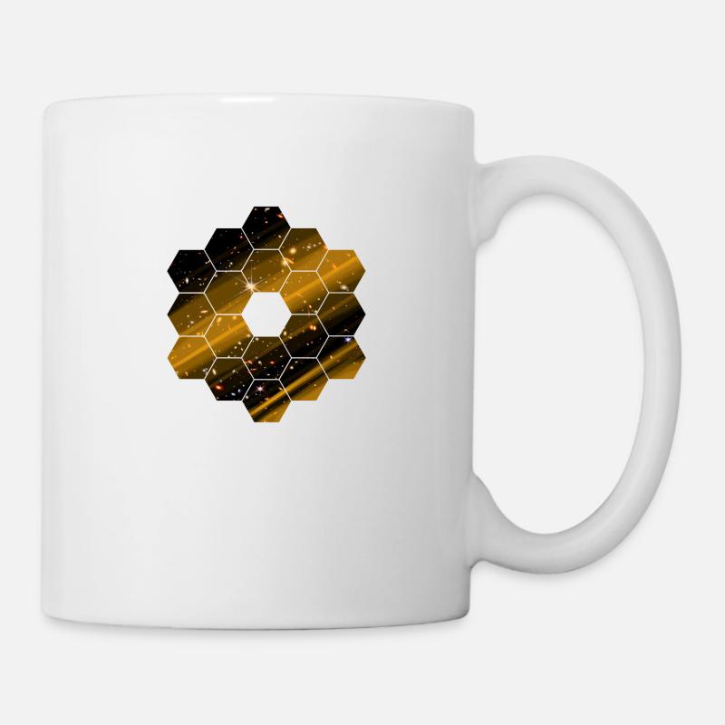 Télescope spatial James Webb JWST - Mug blanc - blanc