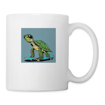 Turtle Fieber - Tasse - Weiß - Rechts